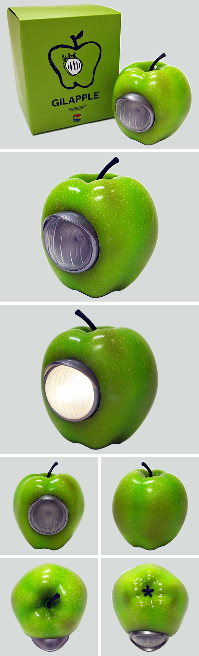 UNDERCOVER】リンゴ型ルームライト「ギラップル」に新色「ライト
