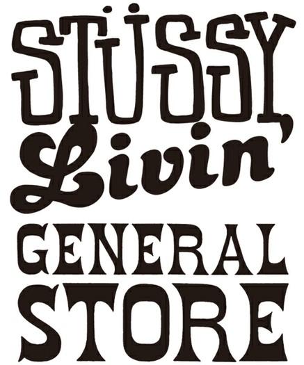 STUSSY Livin' General Store ネイビー2WAYバッグ